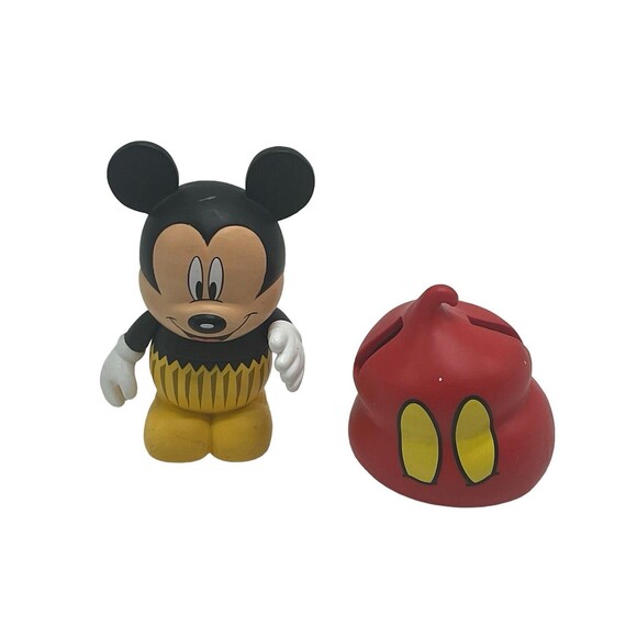 Disney Vinylmation Bakery Series Mickey Mouse Cupcake By Susan Foy 2 piece 3” - Picture 1 of 12